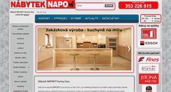 Desktop Screenshot of napobyt.cz